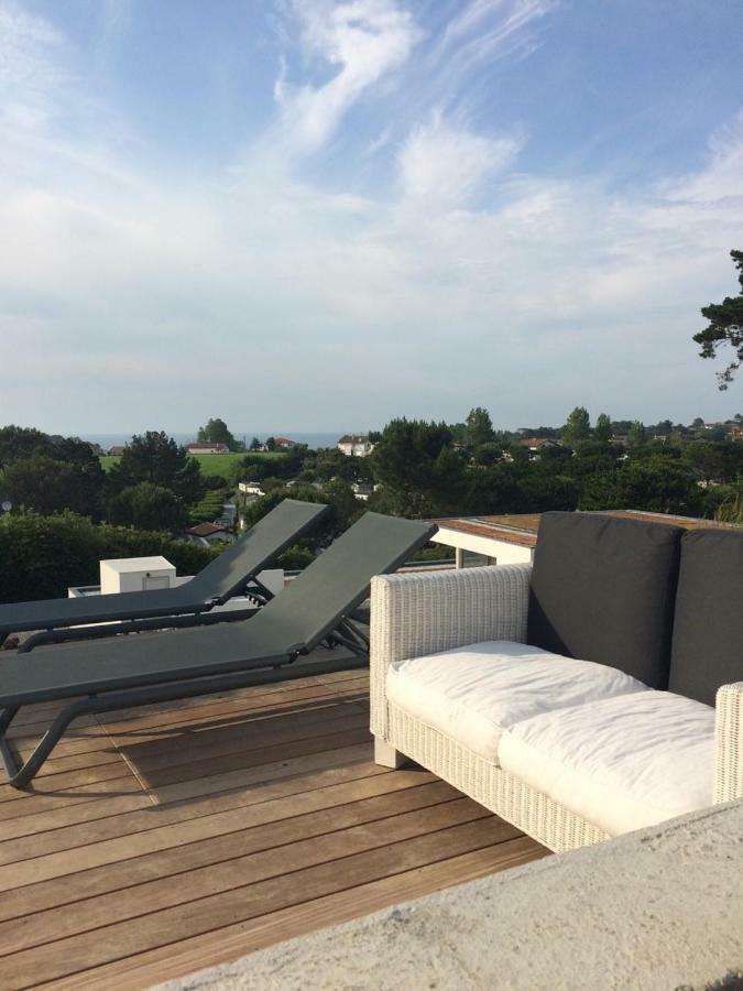 Villa Avec Piscine Privee, Vue Sur Mer Et Plage A Pied 800M Saint-Jean-de-Luz Zewnętrze zdjęcie